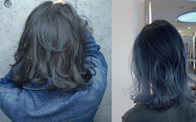Kiểu nhuộm tóc xanh dương không tẩy cho mái tóc vẫn đẹp vẫn khỏe - 5