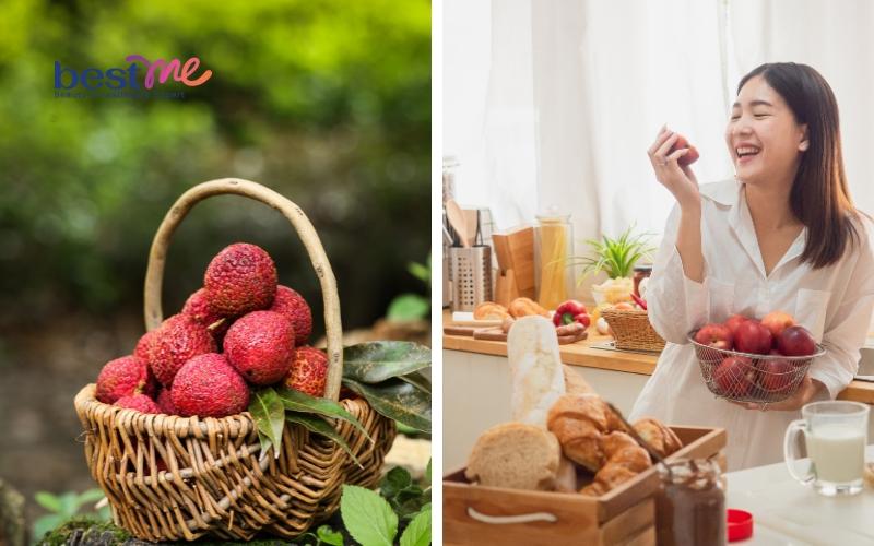 an-vai-co-noi-mun-khong-nguyen-nhan-va-cach-an-khong-lo-mun-4 Ăn vải có nổi mụn không? Nguyên nhân và cách ăn không lo mụn - 4