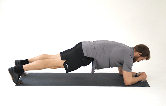 Plank with hip dips