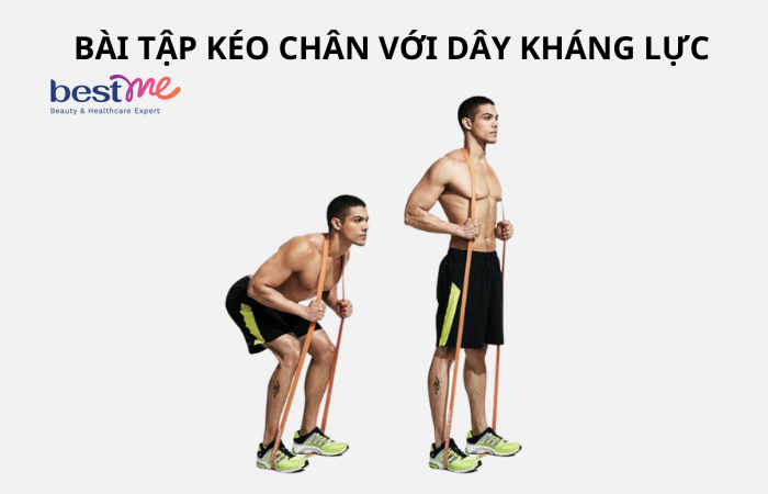 Bài tập tăng chiều cao cho nam với dây kháng lực 