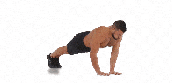 Bài tập chống đẩy tác động đến cơ vai, ngực và hai cánh tay