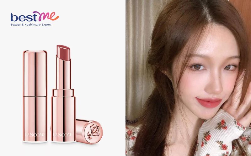 bang-mau-son-duong-lancome-labsolu-mademoiselle-shine-10 Bảng màu son dưỡng Lancome L'absolu Mademoiselle Shine - 10