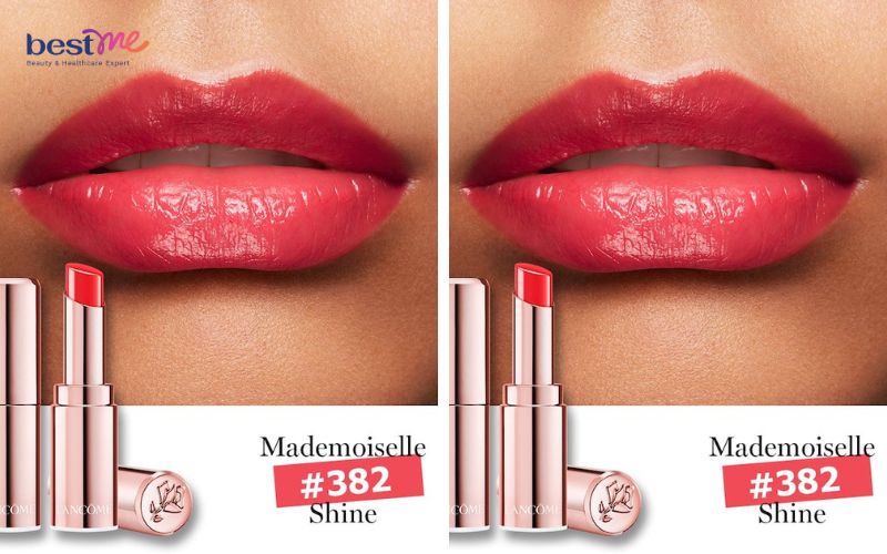 bang-mau-son-duong-lancome-labsolu-mademoiselle-shine-15 Bảng màu son dưỡng Lancome L'absolu Mademoiselle Shine - 15