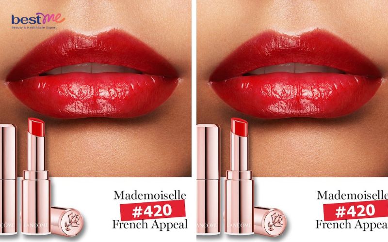 bang-mau-son-duong-lancome-labsolu-mademoiselle-shine-17 Bảng màu son dưỡng Lancome L'absolu Mademoiselle Shine - 17