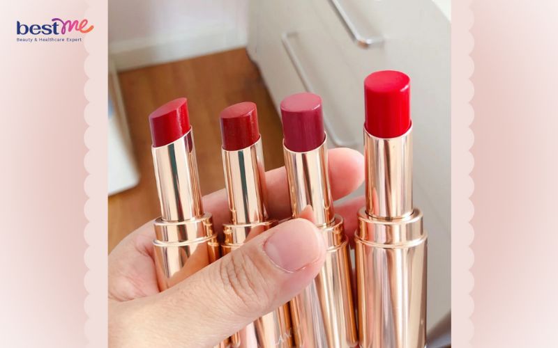 bang-mau-son-duong-lancome-labsolu-mademoiselle-shine-18 Bảng màu son dưỡng Lancome L'absolu Mademoiselle Shine - 18