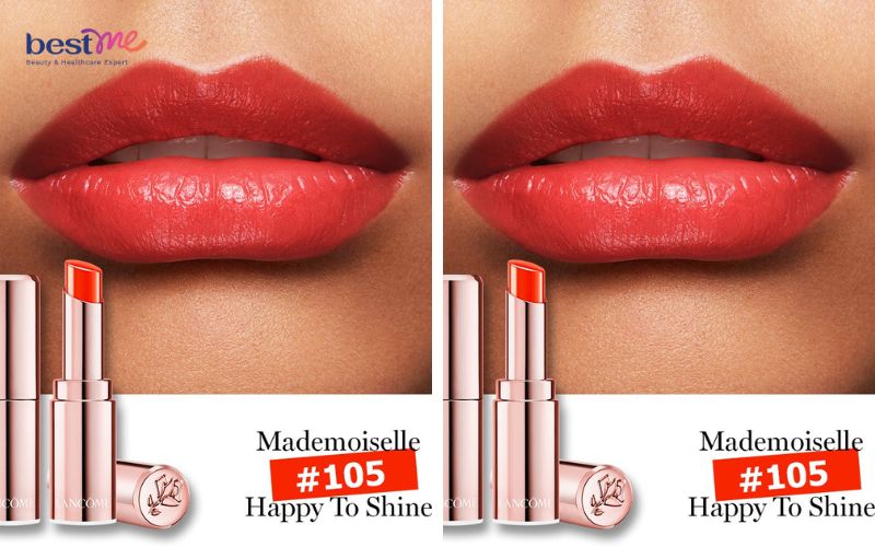 bang-mau-son-duong-lancome-labsolu-mademoiselle-shine-3 Bảng màu son dưỡng Lancome L'absolu Mademoiselle Shine - 3