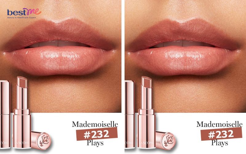 bang-mau-son-duong-lancome-labsolu-mademoiselle-shine-9 Bảng màu son dưỡng Lancome L'absolu Mademoiselle Shine - 9