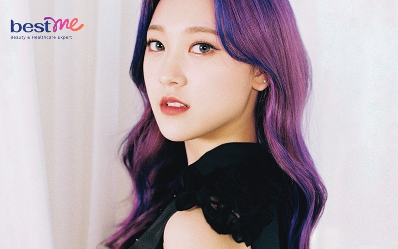 Tóc ánh tím độc lạ, cuốn hút