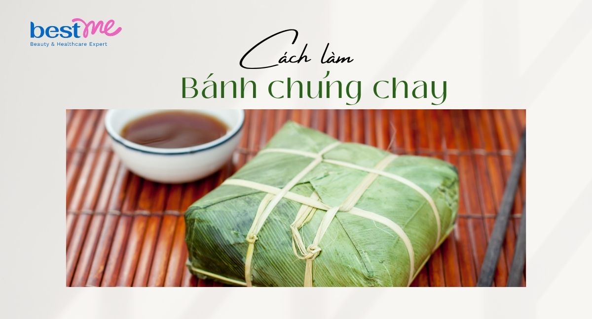 Cách làm bánh chưng chay ngon miệng mà không sợ béo 