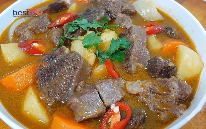 Bật mí cách nấu canh thịt bò rau củ thơm ngon cho mẹ bầu an thai  - 7