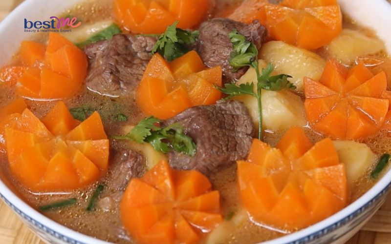 Bật mí cách nấu canh thịt bò rau củ thơm ngon cho mẹ bầu an thai  - 8