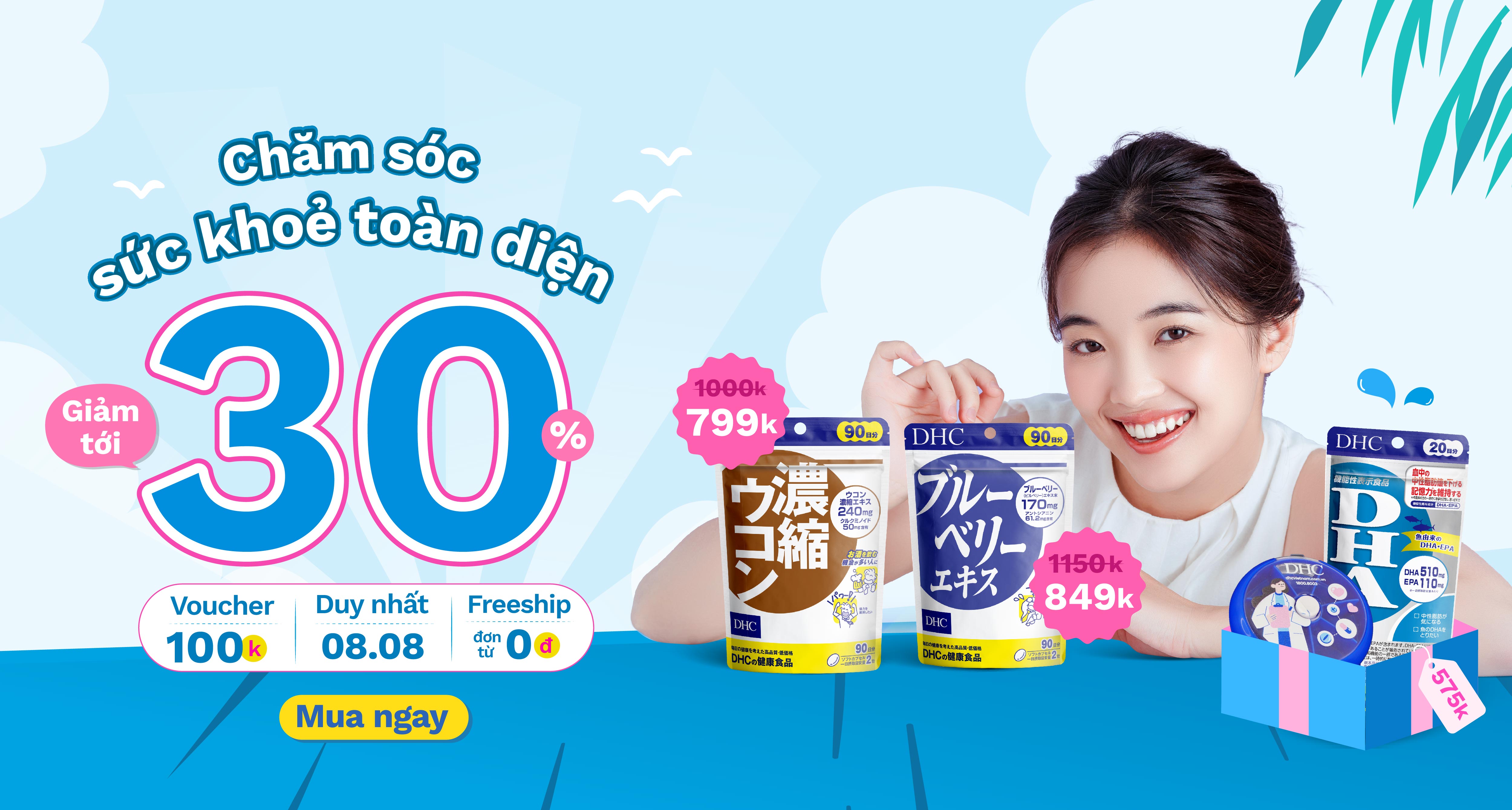 Đại tiệc sale 8/8 Bestme giảm tới 30% TPCN