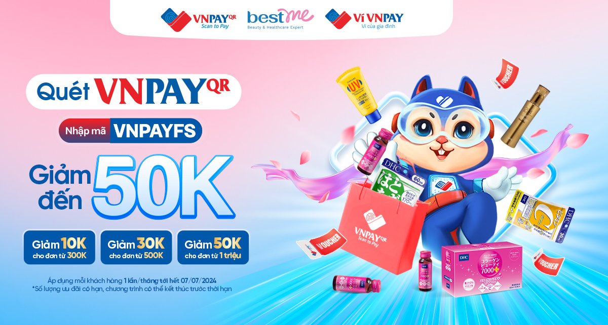 Mua sắm thả ga tại Bestme cùng VNpay