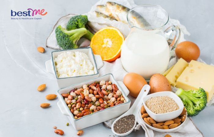 Bổ sung canxi cho mẹ bằng các loại thực phẩm giàu canxi 