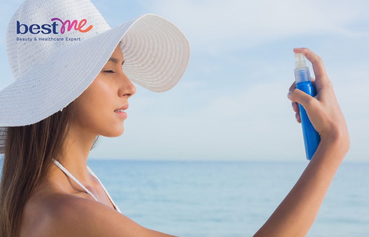 Lượng kem chống nắng dạng xịt bao nhiêu là đủ?