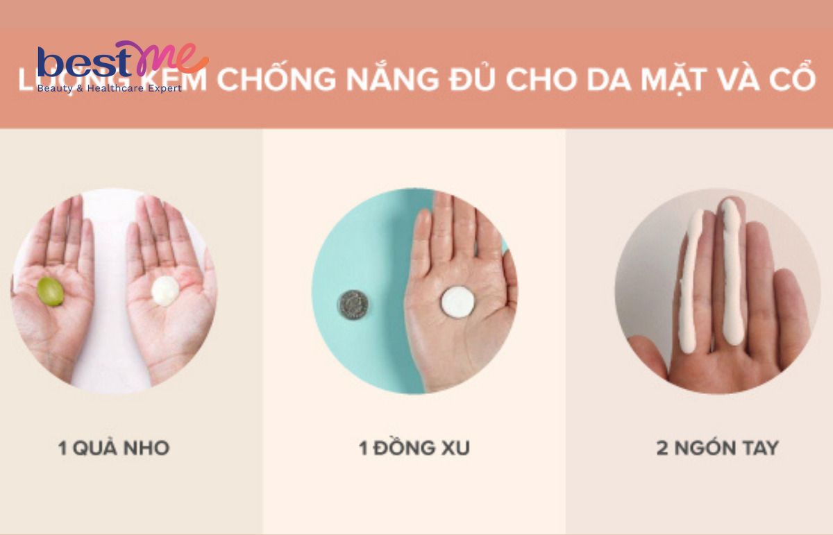 Bôi kem chống nắng bao nhiêu là đủ?