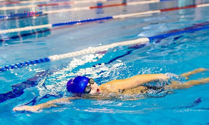 Bơi lội là môn thể thao tăng chiều cao rất hiệu quả