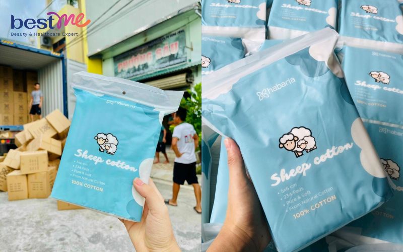 bong-tay-trang-habaria-cua-nuoc-nao-san-xuat-co-bao-nhieu-mieng-10 Bông tẩy trang Habaria của nước nào sản xuất? Có bao nhiêu miếng? - 10
