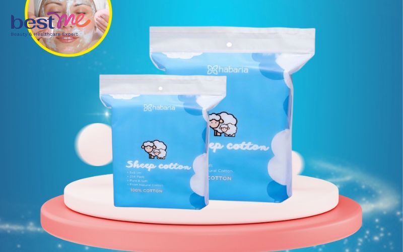 bong-tay-trang-habaria-cua-nuoc-nao-san-xuat-co-bao-nhieu-mieng-9 Bông tẩy trang Habaria của nước nào sản xuất? Có bao nhiêu miếng? - 9