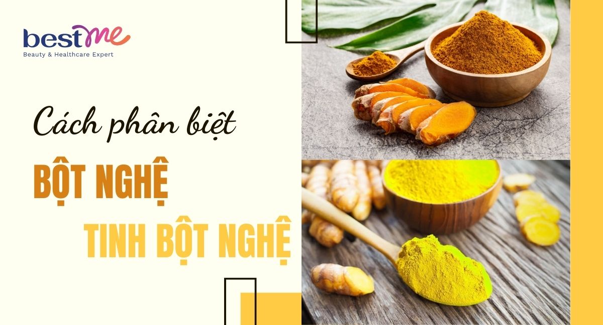 Cách phân biệt bột nghệ và tinh bột nghệ