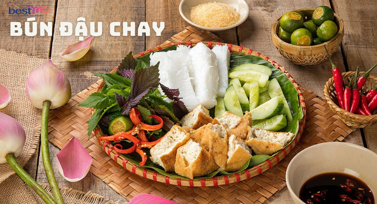 Làm mới khẩu vị với món bún đậu chay siêu đơn giản cho ngày ăn chay 
