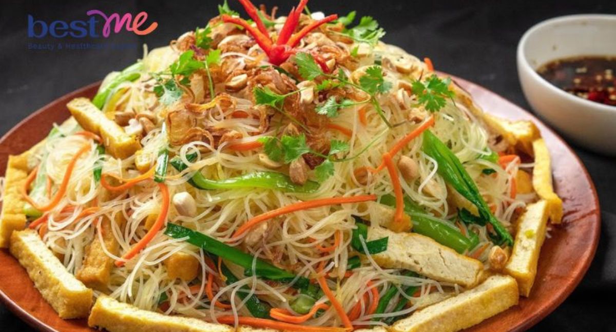Cách làm bún gạo xào chay - Món ăn bổ dưỡng cho người ăn chay