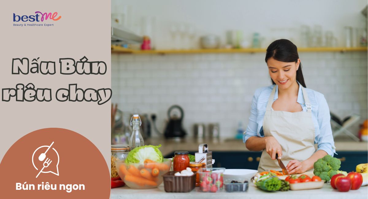Bí quyết nấu bún riêu chay thơm ngon đậm đà cho người ăn chay