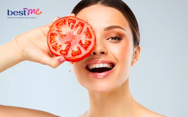 Tác dụng của cà chua đối với da mặt