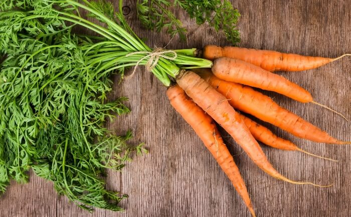 Cà rốt giàu beta-carotene chống oxy hóa hiệu quả