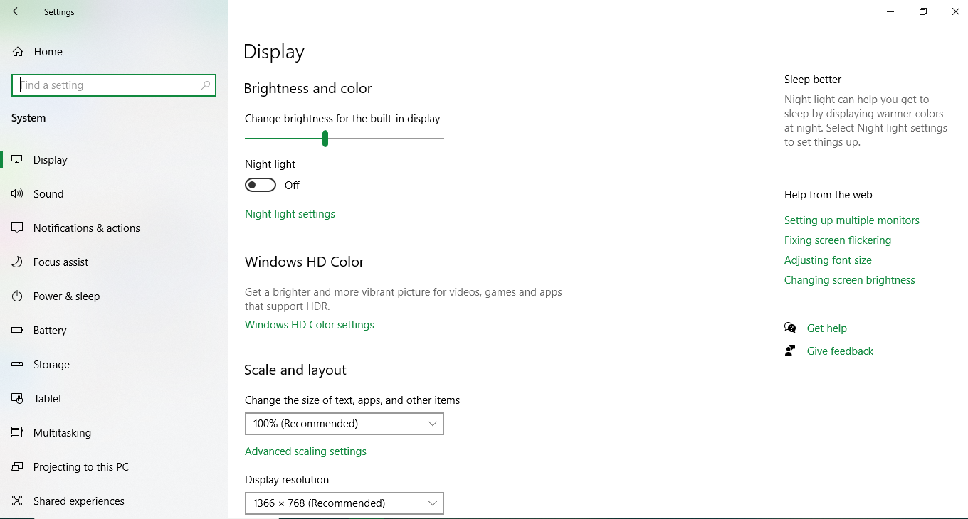 Điều chỉnh chế độ Night Light trên PC để giảm bớt ánh sáng xanh