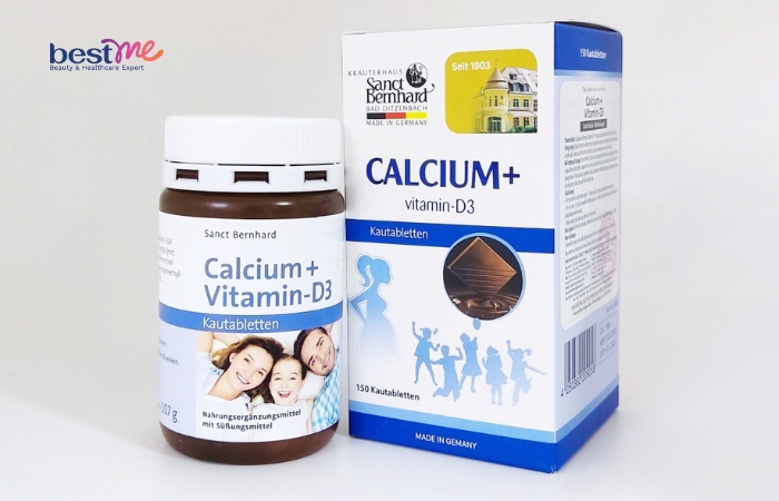 Canxi Đức cho bà bầu Calcium + Vitamin D3 Socola