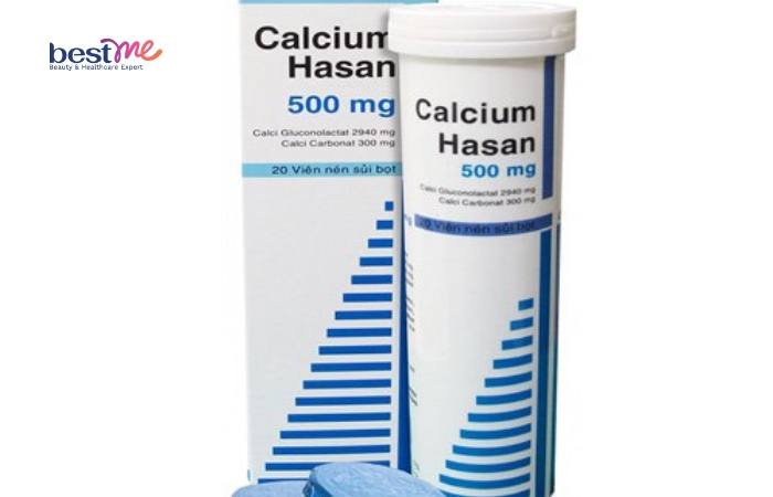 Thuốc sủi Calcium Hasan 500mg