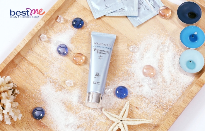 Thành phần chính của serum chống nắng DHC không chứa chất hấp thụ tia cực tím