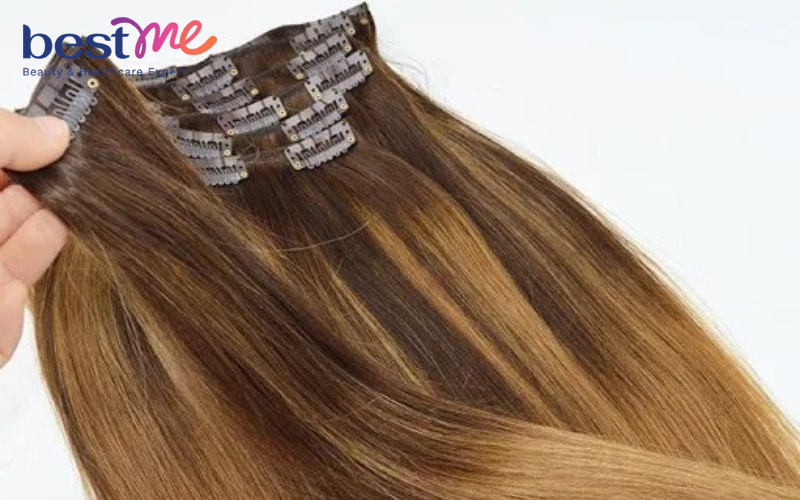 Nối tóc bằng kẹp nhựa