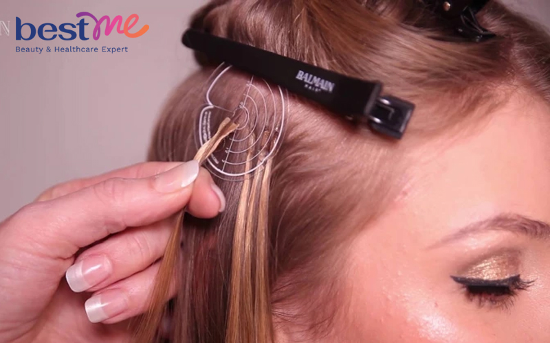 Nối tóc bằng sợi Elastic Silk