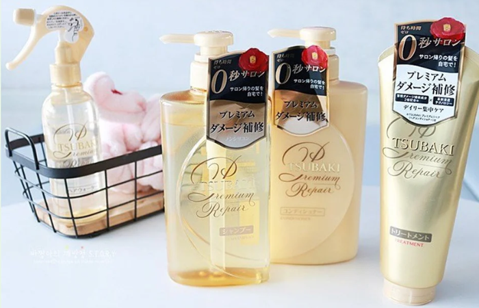 Dòng sản phẩm chăm sóc tóc Tsubaki Premium Repair của hãng Shiseido