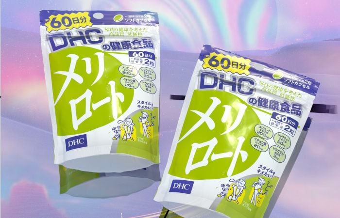 Viên uống DHC Melilot giúp đôi chân hết sưng phù do đi giày cao gót