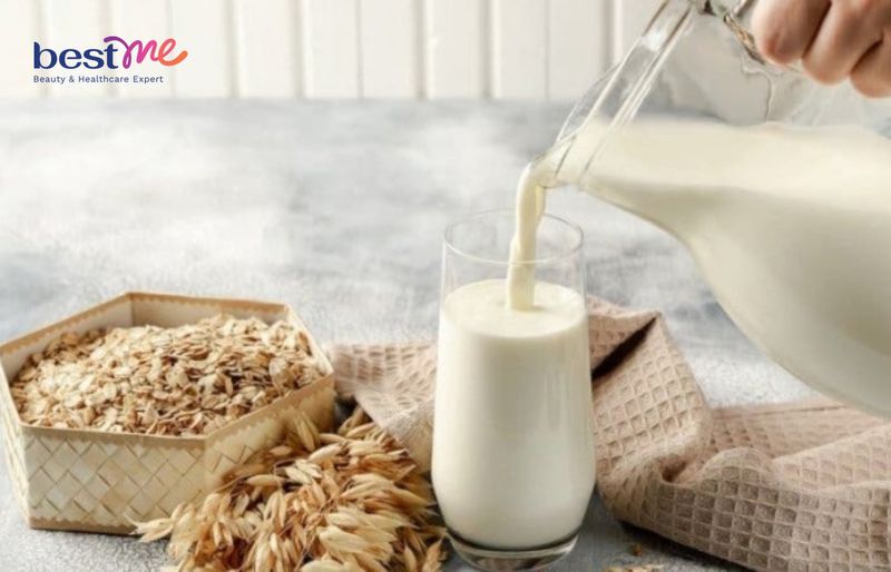 Yến mạch với sữa tươi giảm cân