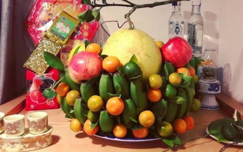 Cách bày mâm ngũ quả miền Trung ngày tết 2026 đẹp ý nghĩa nhất - 4