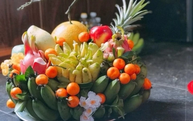 Cách bày mâm ngũ quả miền Trung ngày tết 2026 đẹp ý nghĩa nhất - 7