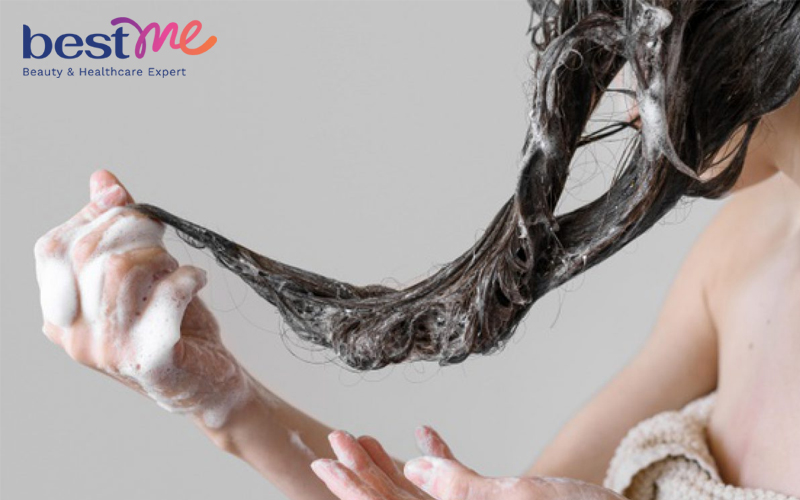 Trộn vitamin b5 với dầu gội dưỡng tóc hiệu quả