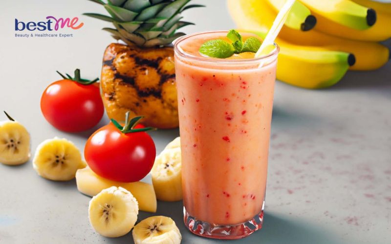 Cách giảm cân bằng sinh tố chuối dứa cà chua: Bí quyết giữ dáng hiệu quả - 1