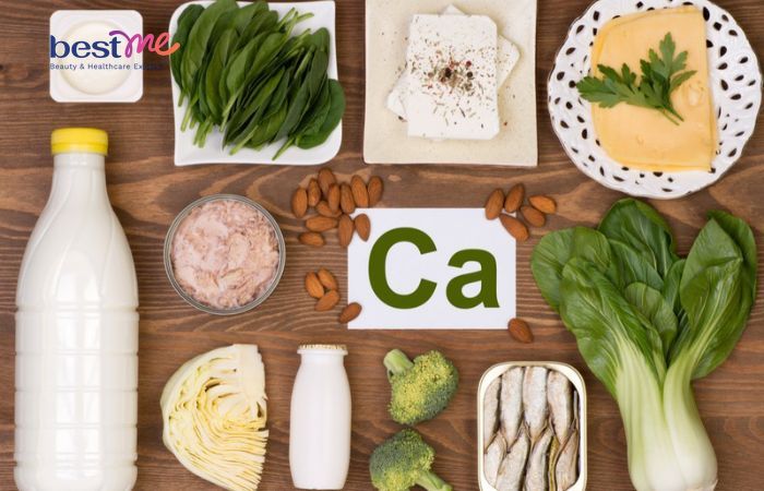 Bổ sung canxi bằng thực phẩm trong các bữa ăn hằng ngày