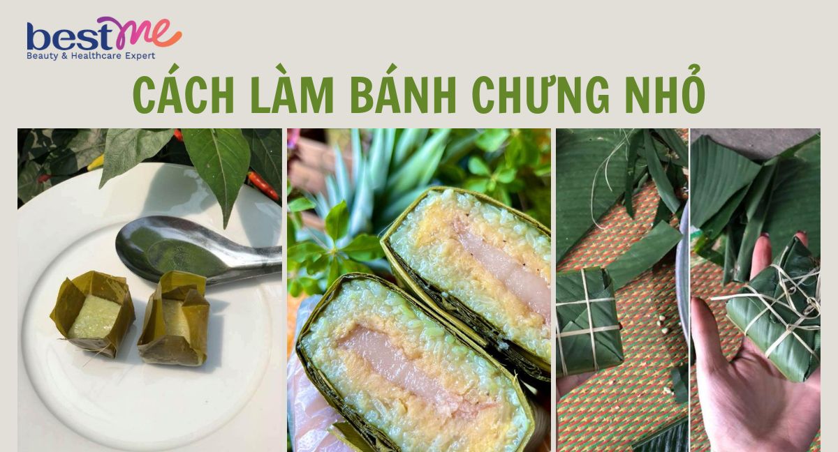 Bật mí cách làm bánh chưng nhỏ vuông vức  