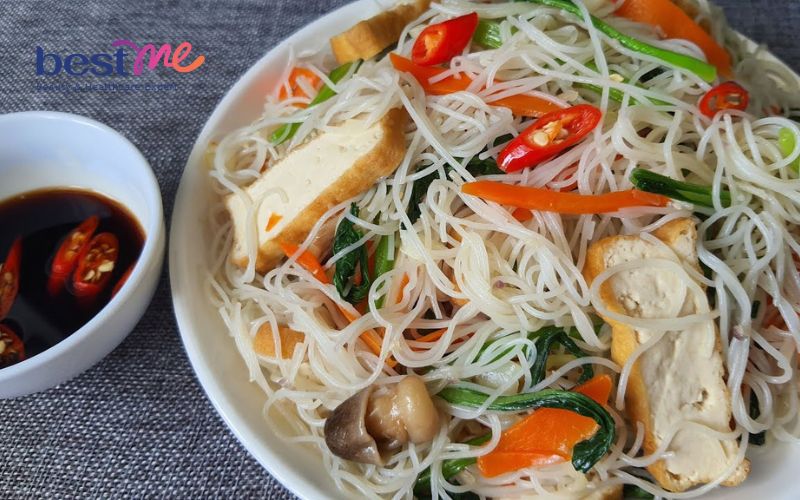 cach-lam-bun-gao-xao-chay---mon-an-bo-duong-cho-nguoi-an-chay-2 Cách làm bún gạo xào chay - Món ăn bổ dưỡng cho người ăn chay - 2