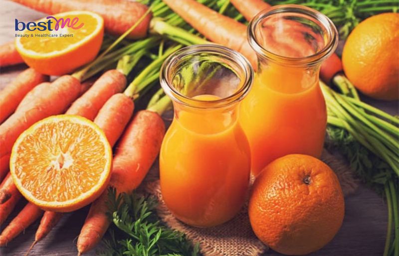 Nước ép cam cà rốt