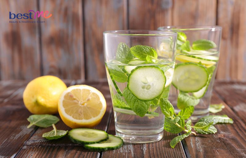 Detox dưa leo và chanh
