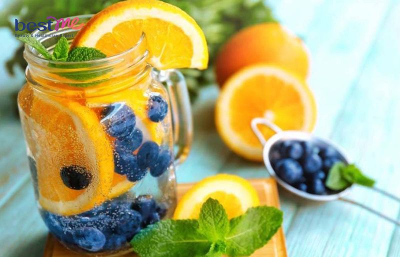 Detox cam và việt quất