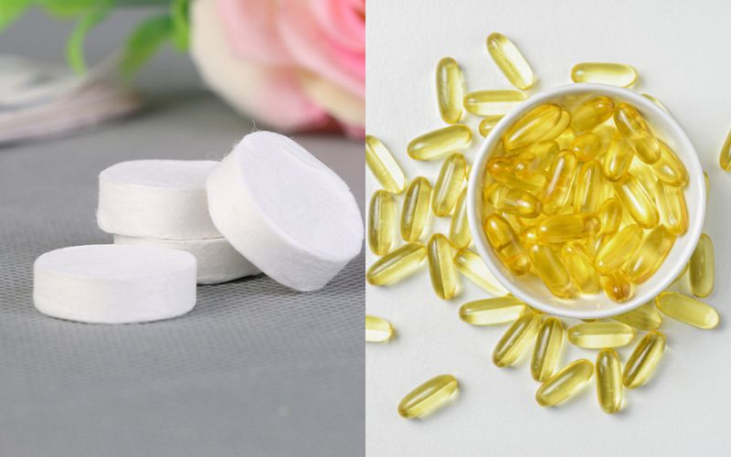 Cách làm mặt nạ giấy vitamin E giúp dưỡng ẩm và chống lão hóa cho làn da