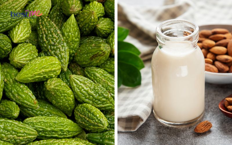 Kết hợp khổ qua và sữa tươi